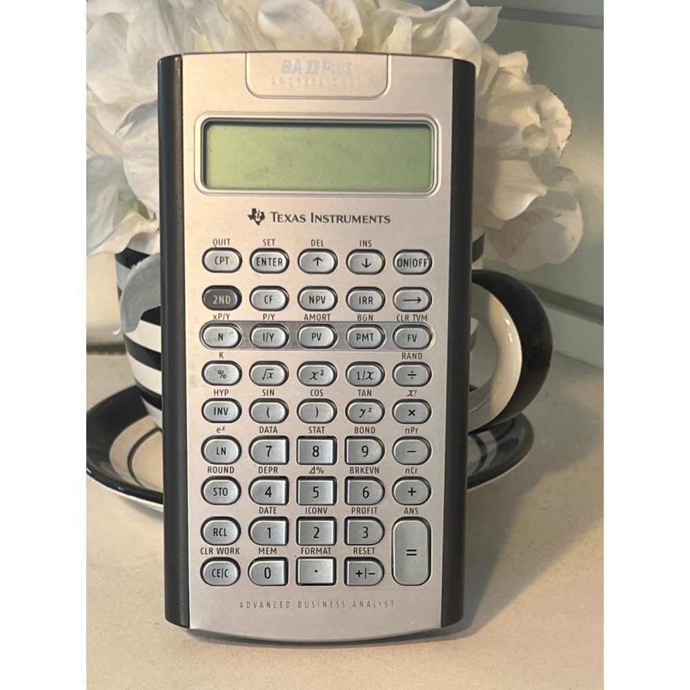 BA II Plus Professional Calculator - Texas Instruments Advanced Business Analyst